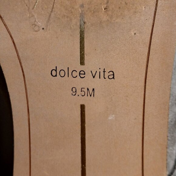 DOLCE VITA Gray Taupe Suede Lace up Oxford Loafers Like New - Picture 9 of 11